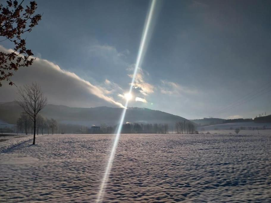 Haus Julia Direkt Am Hennesee Mitten Im Sauerland Meschede Esterno foto